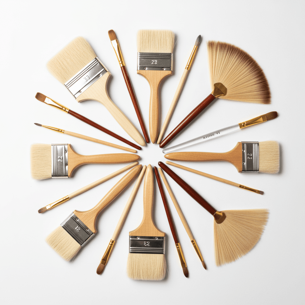Premium paint brushes