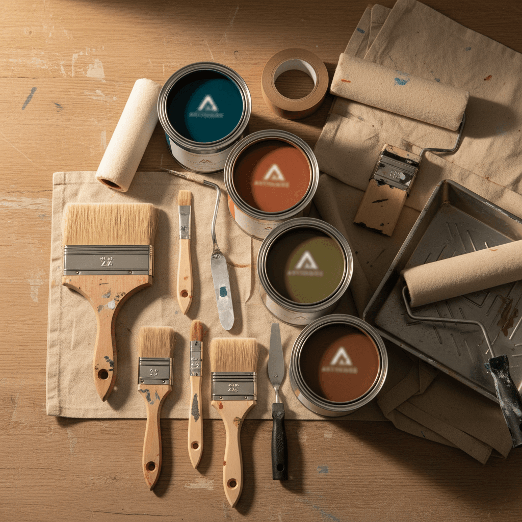 Premium painting materials and professional tools
