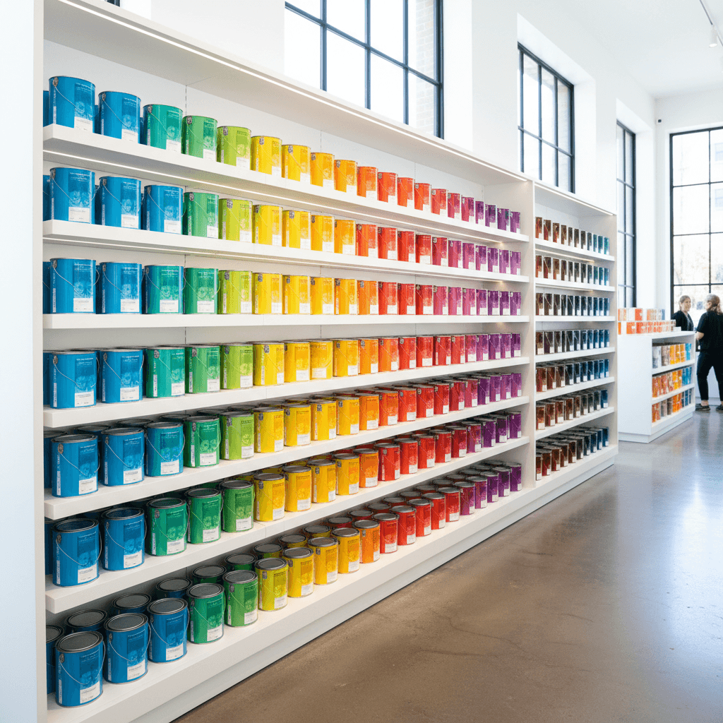 Interior and exterior paints