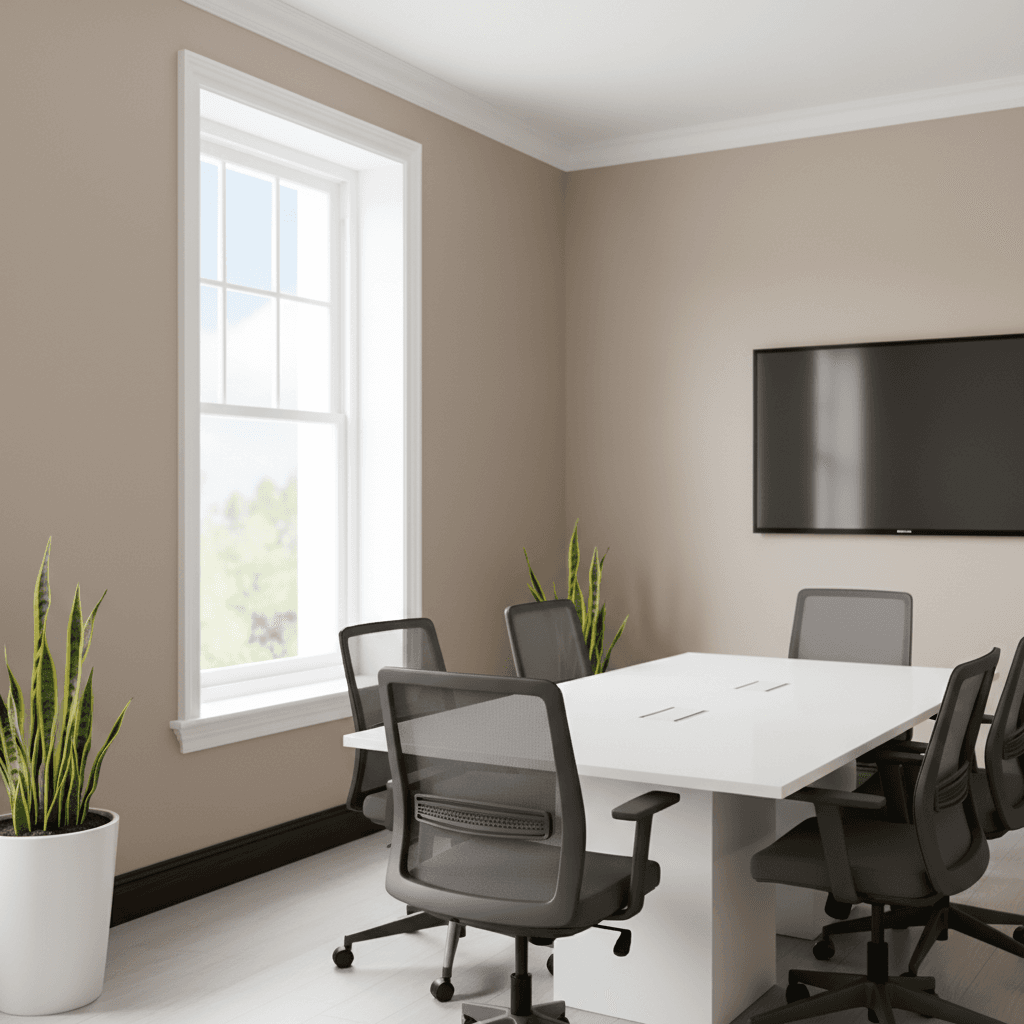 Office conference room interior painting